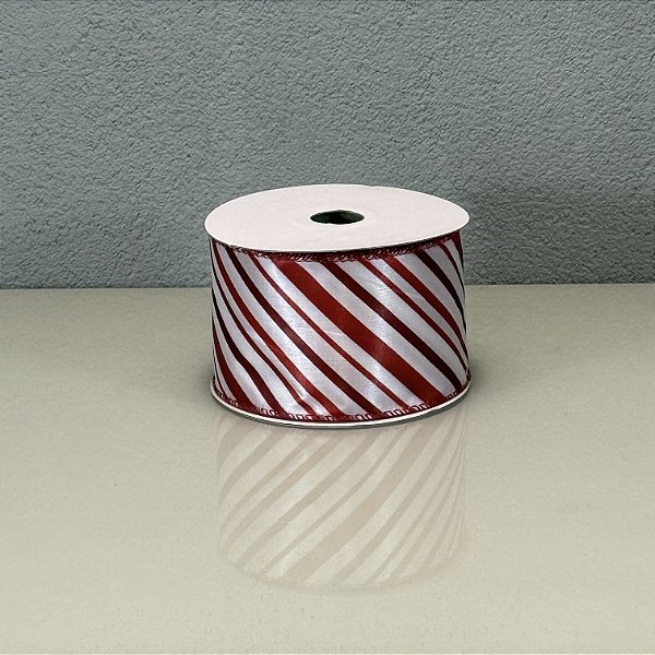 Fita Decorativa Listrada 6.3cm x 9.14m