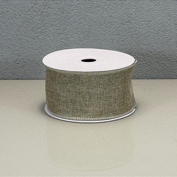 Fita Decorativa Natural 6.3cm x 9.14m