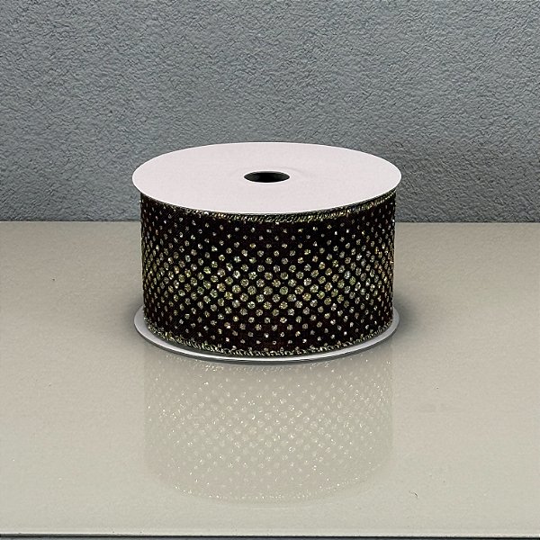 Fita Decorativa Poá 6.3cm x 9.14m