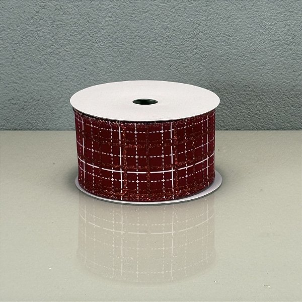 Fita Decorativa Quadriculada 6.3cm x 9.14m
