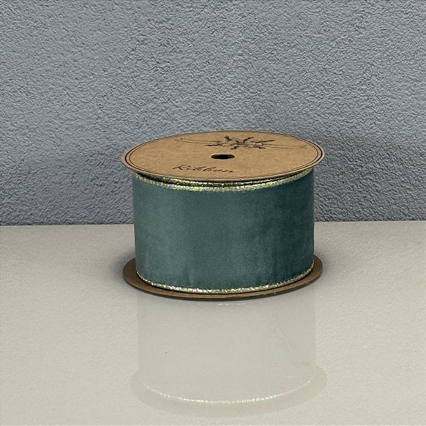 Fita Decorativa Verde Menta 6.3cm x 10m