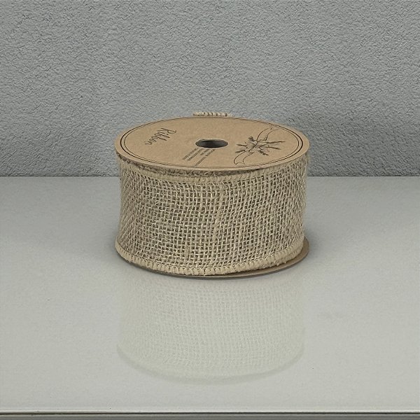 Fita Decorativa Juta 6,3cm x 9m