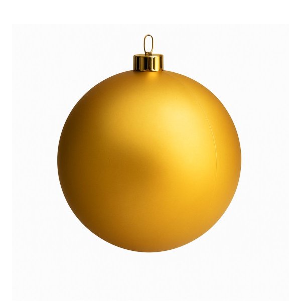 Bola de Natal Fosca Dourada 25cm