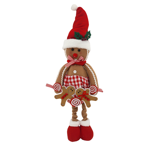Gingerbread Gorro Papai Noel 78cm