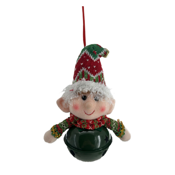 Duende Guizo Preto de Pendurar 15cm