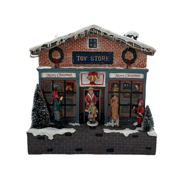 Vila Natalina Loja Brinquedos 20x14x20cm Multicor