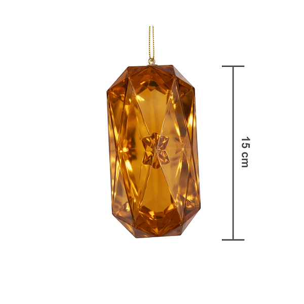 Joia Decorativa 7x5 5x15cm Dourado