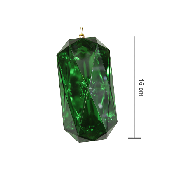 Joia Decorativa 7x5 5x15cm Verde