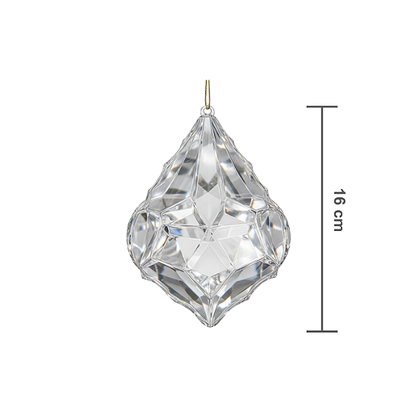 Joia Decorativa 11x4 5x16cm Cristal