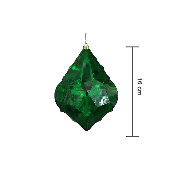 Joia Decorativa 11x4 5x16cm Verde