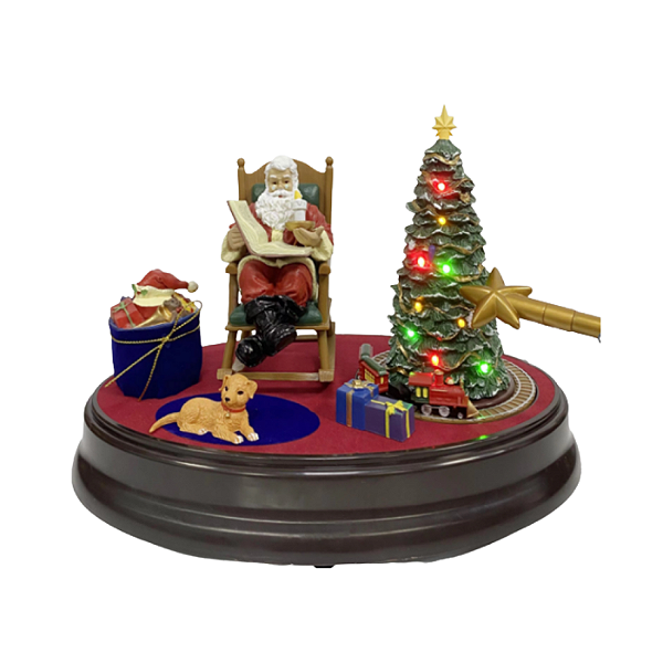 Varinha Magica Musical Cenário Papai Noel 29x19x19cm