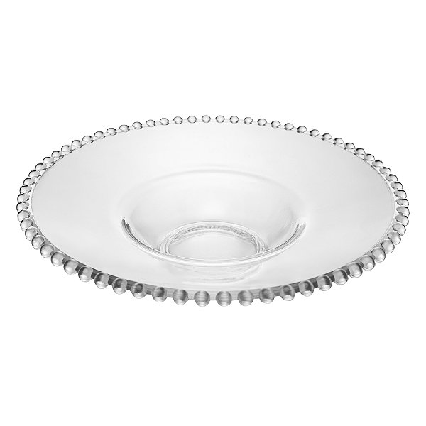 Prato para Massa Risoto Pearl 29cm x 6cm Cristal - Wolff