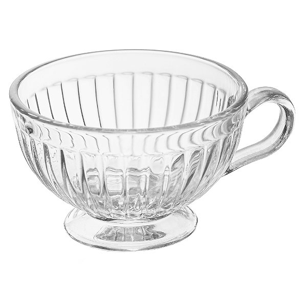 Conjunto 6 Xícaras de Chá Stripe 200ml Cristal Ecológico - Wolff