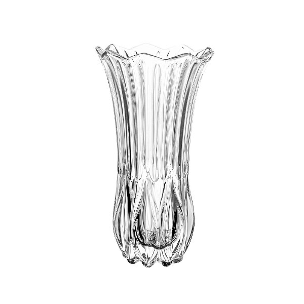 Vaso de Vidro Tulipa 10cm x 10cm x 19cm - Wolff
