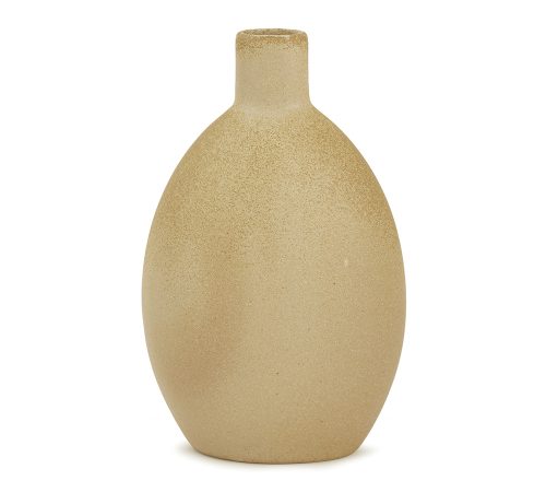 Vaso Decorativo em Cerâmica Bege 30cm - Mart