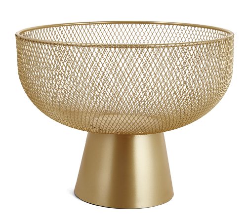 Centro de Mesa em Metal Dourado 30cm - Mart