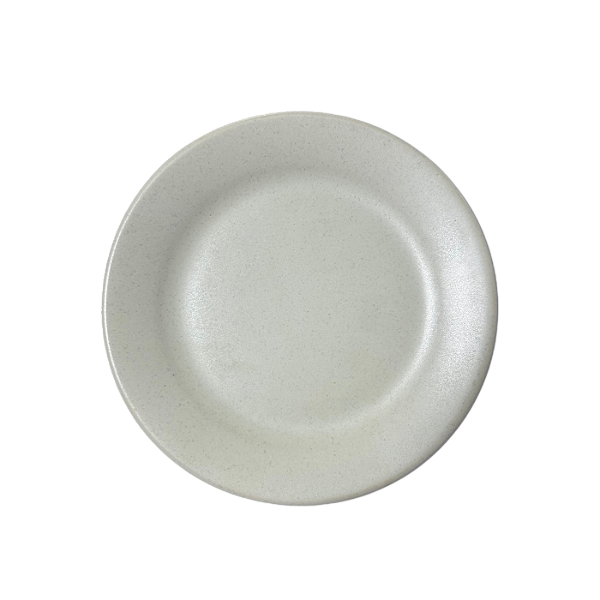 Prato Sobremesa Cerâmica Mariscal Areia 21cm - Noah Home