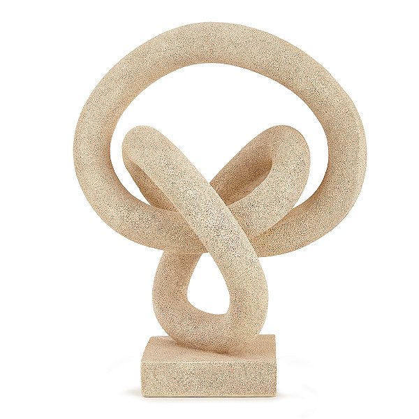 Escultura Laço da Serenidade em Poliresina - Mart