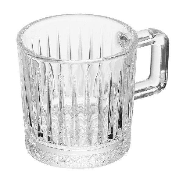 Conjunto 6 Xícaras Café Deli Diamond 90ml Vidro - Lyor