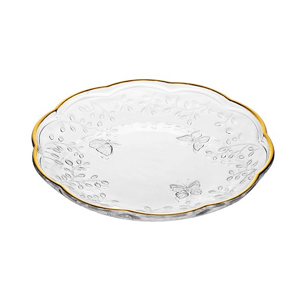 Conjunto 6 Pratos Sobremesa New Butterfly 20cm - Lyor