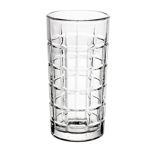 Conjunto 6 Copos Alto Cristal Ecológico Square 360ml - Lyor