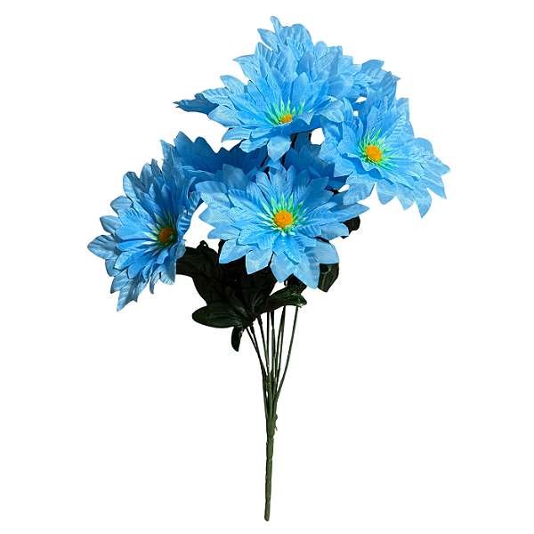 Buquê Dalia Azul X9 - BMQ