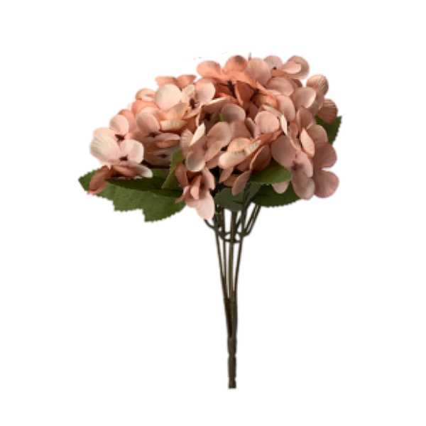 Buquê Mini Hortênsia Rosa X5 - BMQ