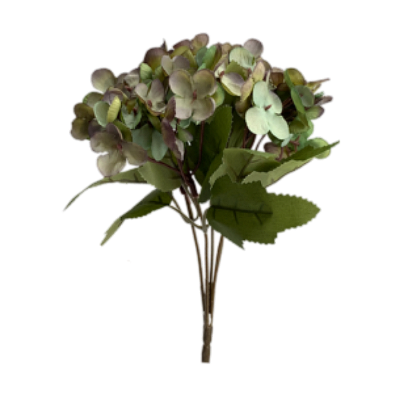 Buquê Mini Hortênsia Verde X5 - BMQ