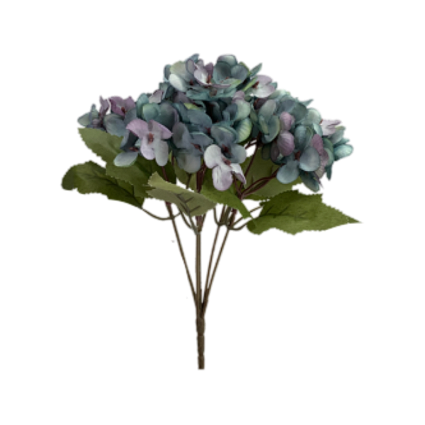 Buquê Mini Hortênsia Azul X5 - BMQ
