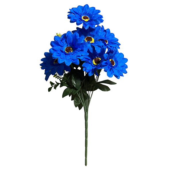 Buquê Gerbera Azul X9 - BMQ