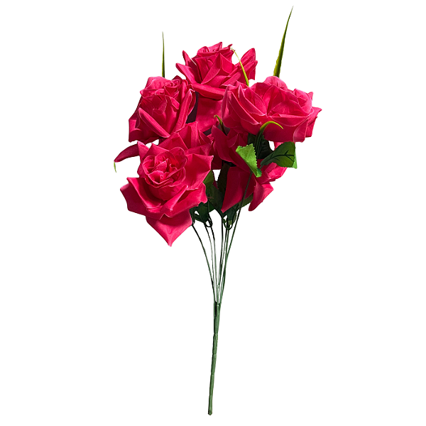 Buquê Rosas Diamante Rosa X7 - BMQ