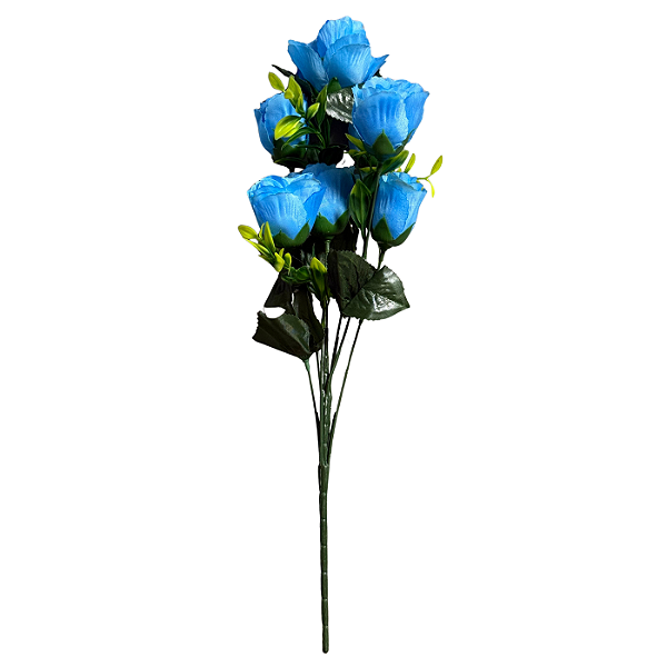 Buquê Rosas Azul X7 - BMQ