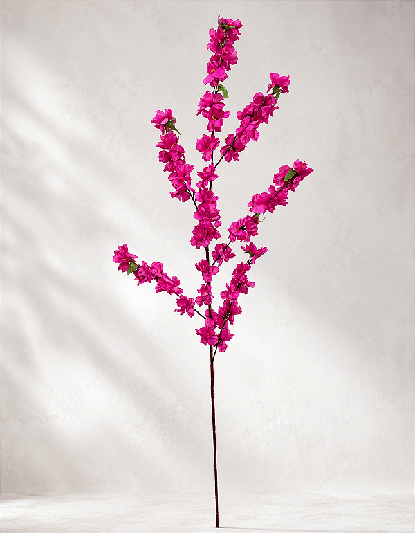 Haste Cerejeira Galho Pink 1,20m Decoração