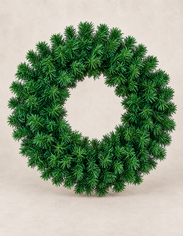 Guirlanda de Natal Madrid 60cm Verde 130 Tips Decorativa