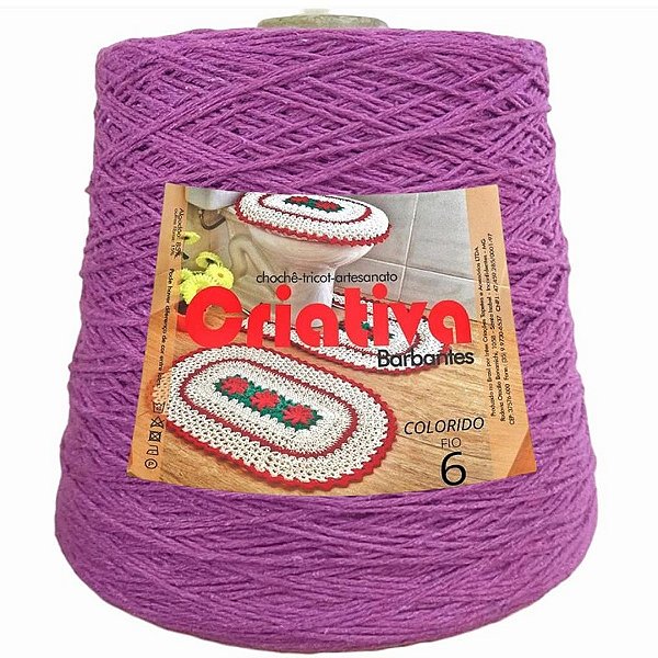 Barbante Criativa Beterraba 500g N.º 6