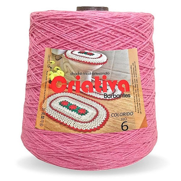 Barbante Criativa Rosa 2Kg N.º 6