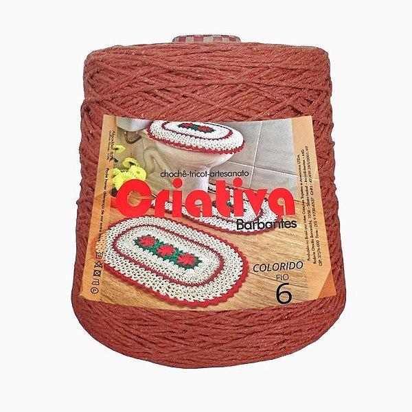 Barbante Criativa Telha 2Kg N.º 6