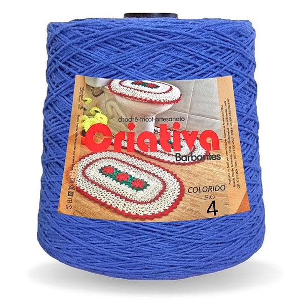 Barbante Criativa Azul Royal 500g N.º 4