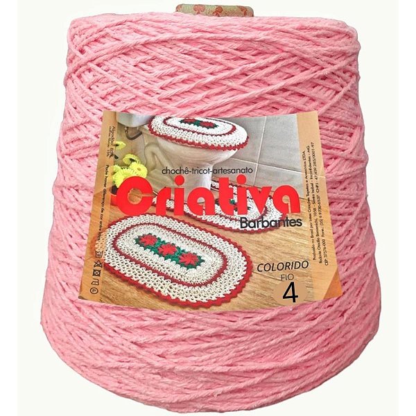 Barbante Criativa Rosa Neon 500g N.º 4