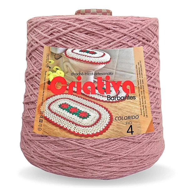 Barbante Criativa Rose 500g N.º 4