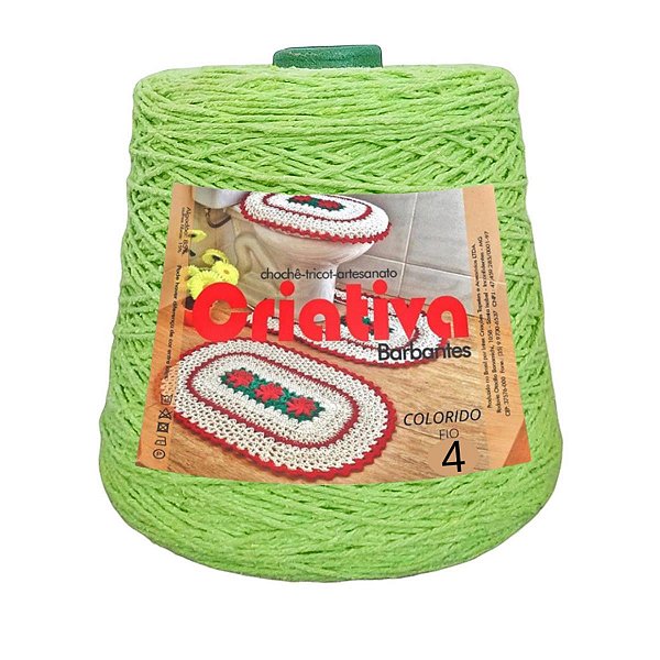 Barbante Criativa Verde Abacate 500g N.º 4