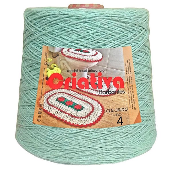 Barbante Criativa Verde Água 500g N.º 4