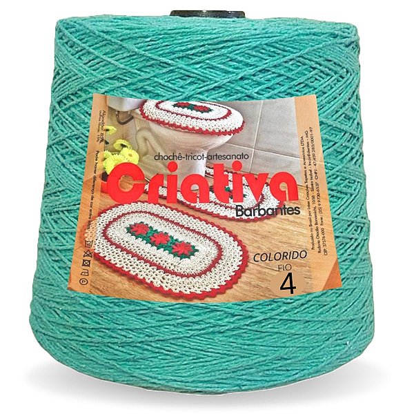 Barbante Criativa Verde Jade 500g N.º 4