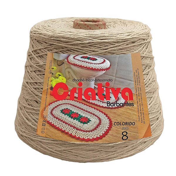 Barbante Criativa Camurça 500g N.º 8