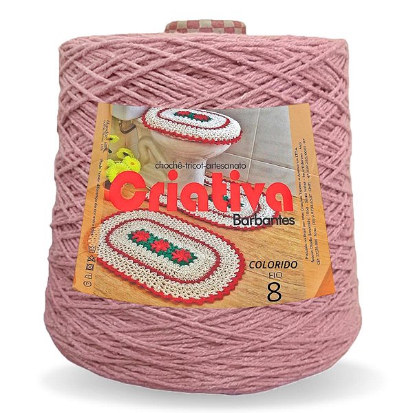 Barbante Criativa Rose 500g N.º 8