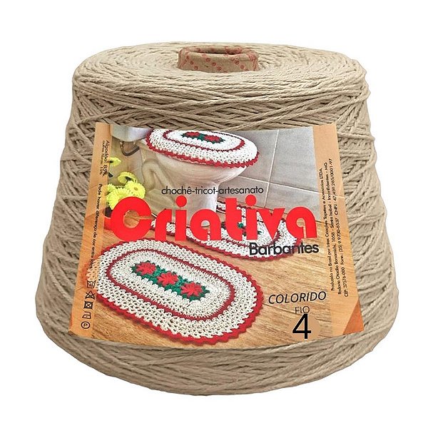 Barbante Criativa Camurça 1Kg N.º 4