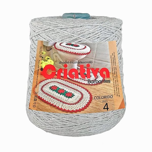 Barbante Criativa Cinza 1Kg N.º 4