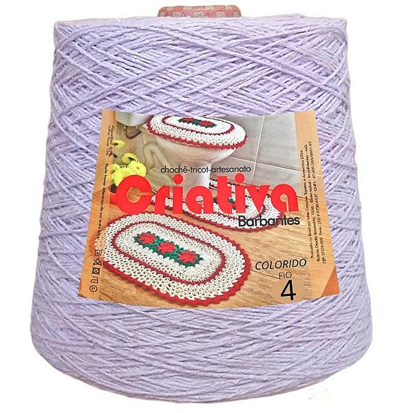 Barbante Criativa Lilás 1Kg N.º 4