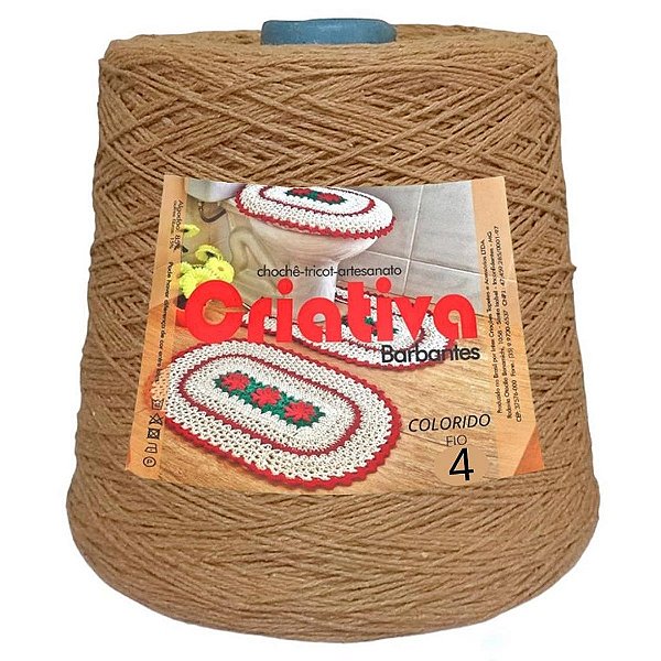 Barbante Criativa Ocre 1Kg N.º 4