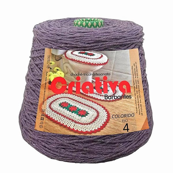 Barbante Criativa Roxo 2Kg N.º 4